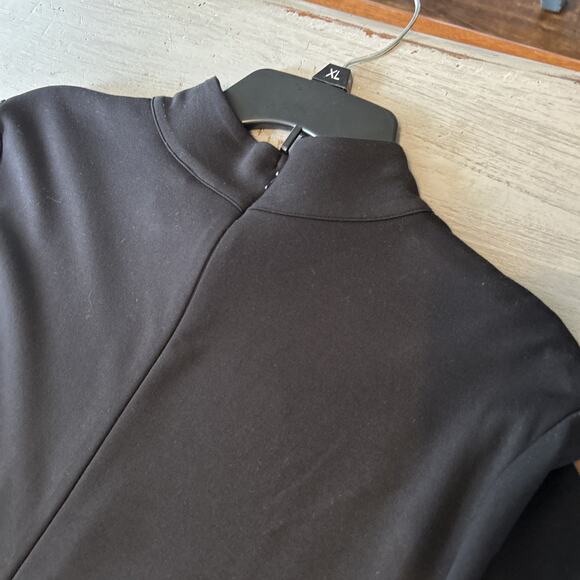 NWT Lane Bryant Black Studded Fit & Flare Midi Dress Sz 18 Romantic Gothic - Picture 7 of 9